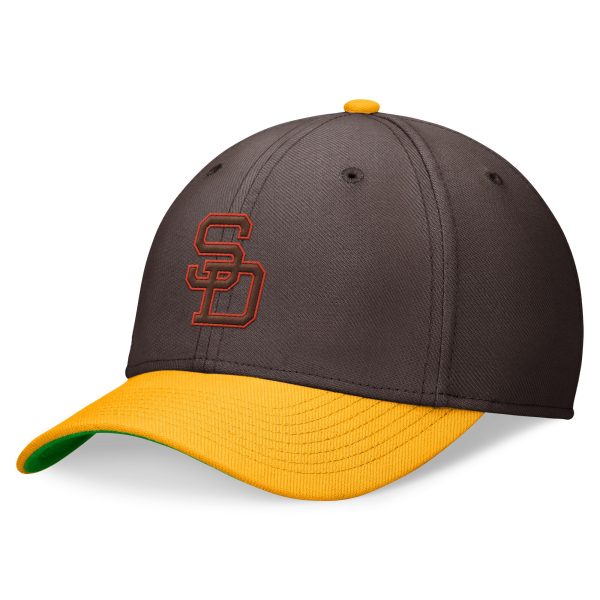 mens san diego padres nike browngold cooperstown collection rewind swooshflex performance hat Collection - San Diego Padres Proshop Jerseys & Caps
