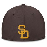 mens san diego padres nike browngold rise swoosh performance flex hat Collection - San Diego Padres Proshop Jerseys & Caps