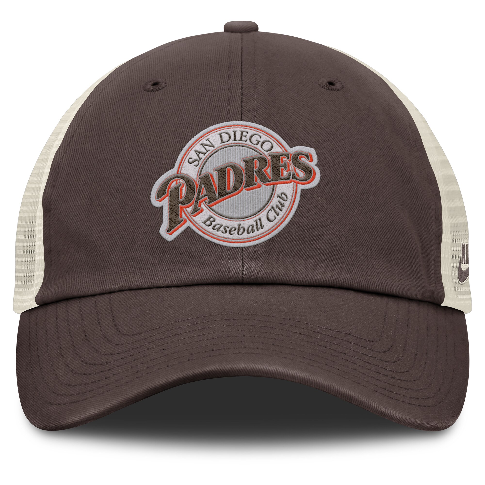 mens san diego padres nike brownnatural cooperstown collection club trucker adjustable hat Collection - San Diego Padres Proshop Jerseys & Caps