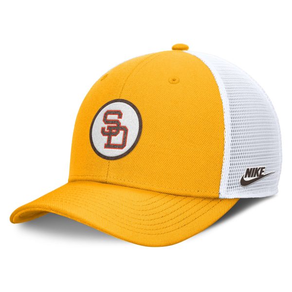 mens san diego padres nike gold cooperstown collection rise trucker adjustable hat Collection - San Diego Padres Proshop Jerseys & Caps