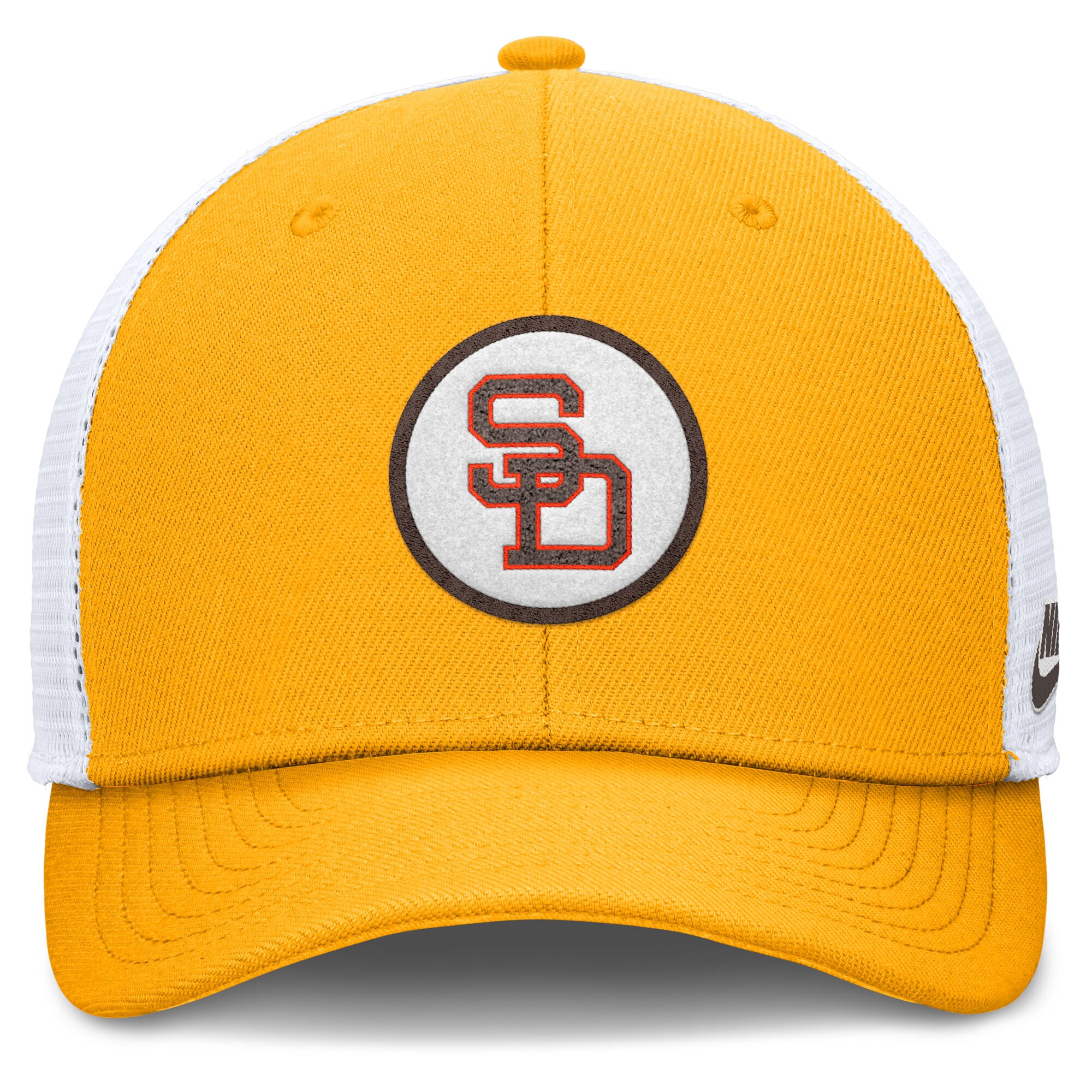 mens san diego padres nike gold cooperstown collection rise trucker adjustable hat Collection - San Diego Padres Proshop Jerseys & Caps