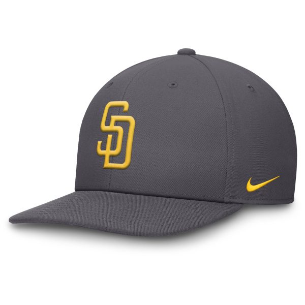 mens san diego padres nike gray pro performance snapback hat Collection - San Diego Padres Proshop Jerseys & Caps