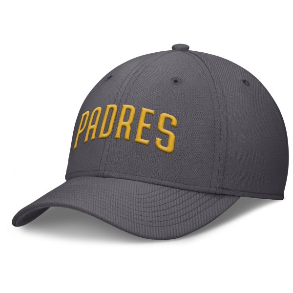 mens san diego padres nike gray swoosh performance flex hat Collection - San Diego Padres Proshop Jerseys & Caps