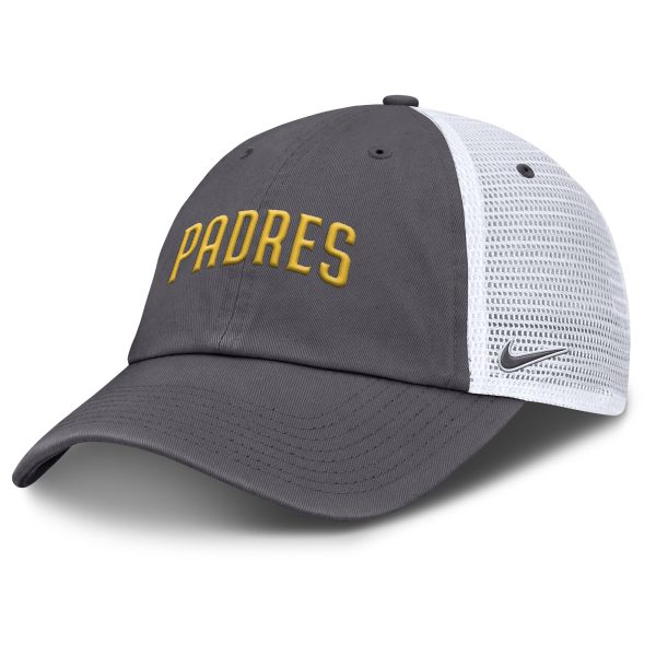 mens san diego padres nike gray wordmark club adjustable trucker hat Collection - San Diego Padres Proshop Jerseys & Caps