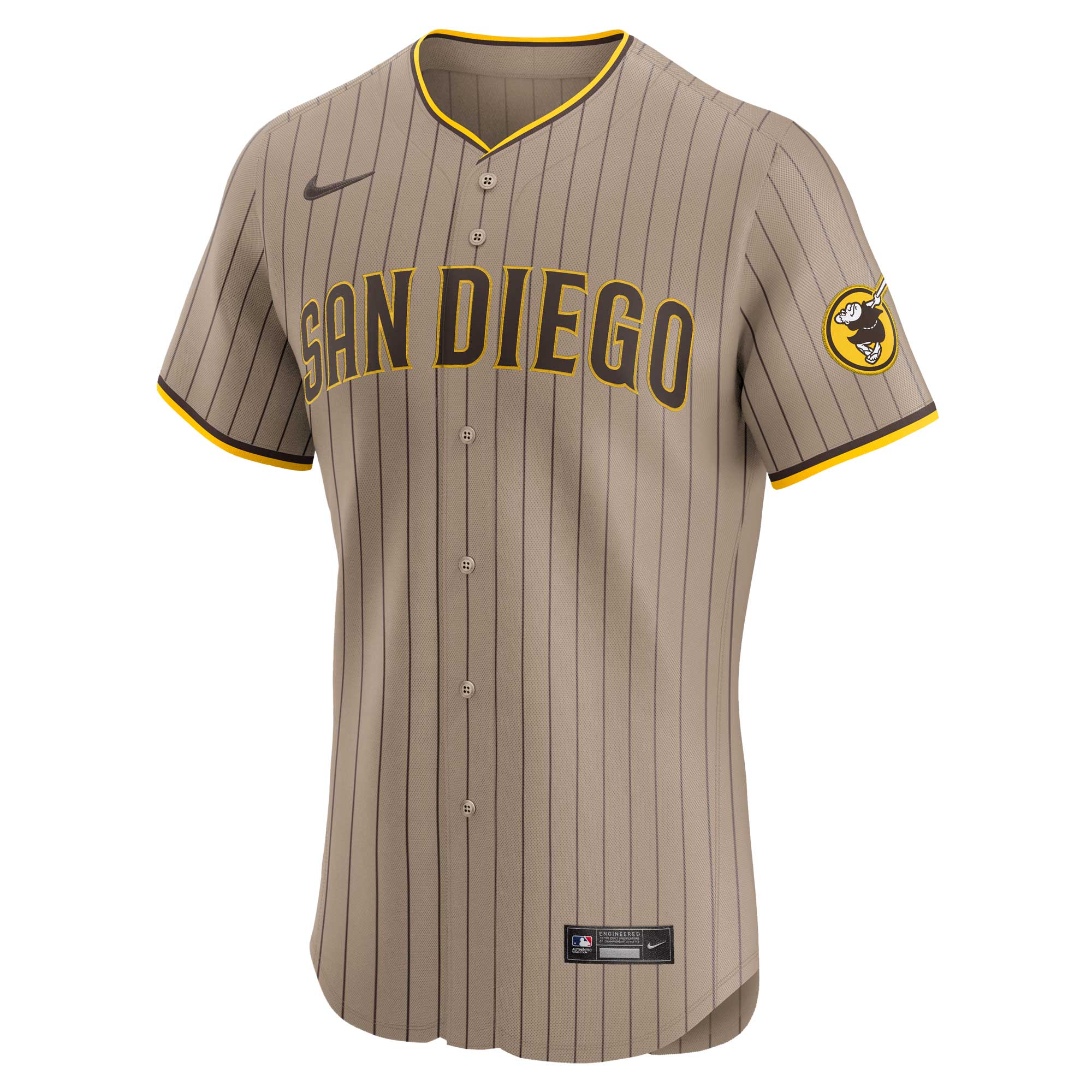 mens san diego padres nike sand alternate vapor premier elite patch jersey Collection - San Diego Padres Proshop Jerseys & Caps