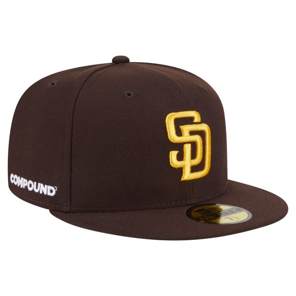 mens san diego padres x compound new era brown 59fifty fitted hat Collection - San Diego Padres Proshop Jerseys & Caps