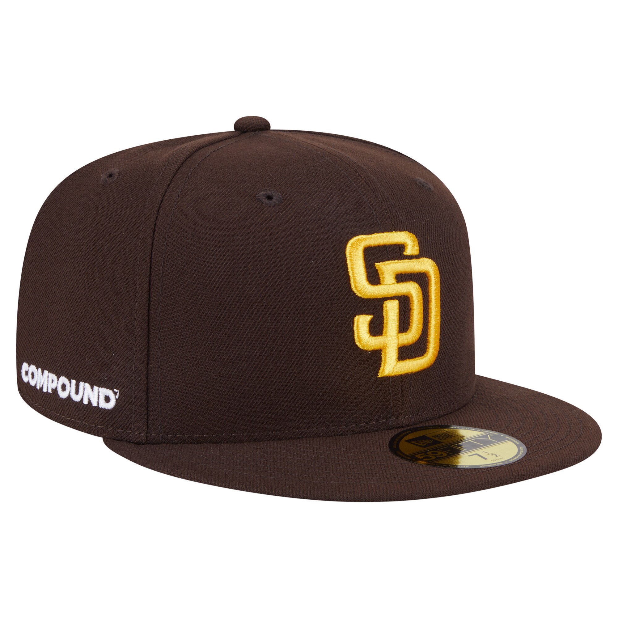 mens san diego padres x compound new era brown 59fifty fitted hat Collection - San Diego Padres Proshop Jerseys & Caps