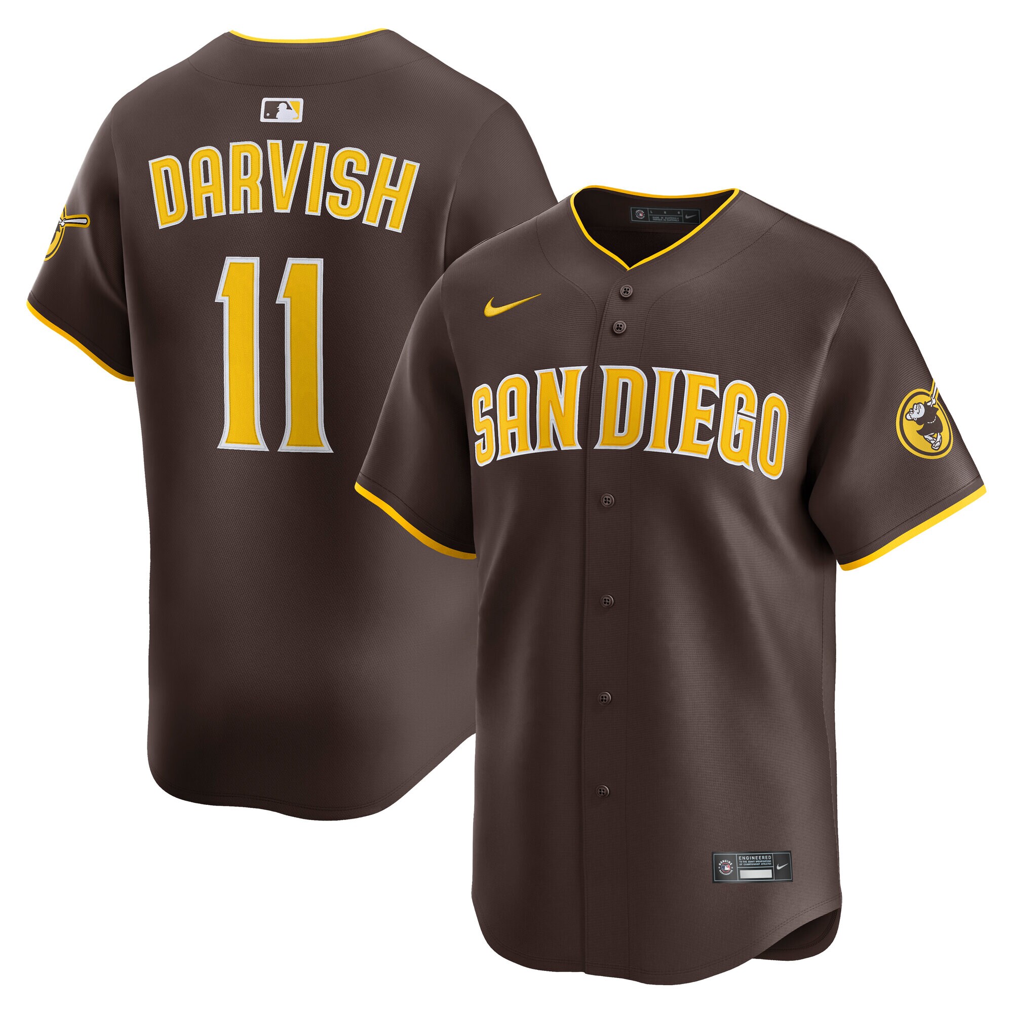 mens san diego padres yu darvish nike brown road limited player jersey Collection - San Diego Padres Proshop Jerseys & Caps