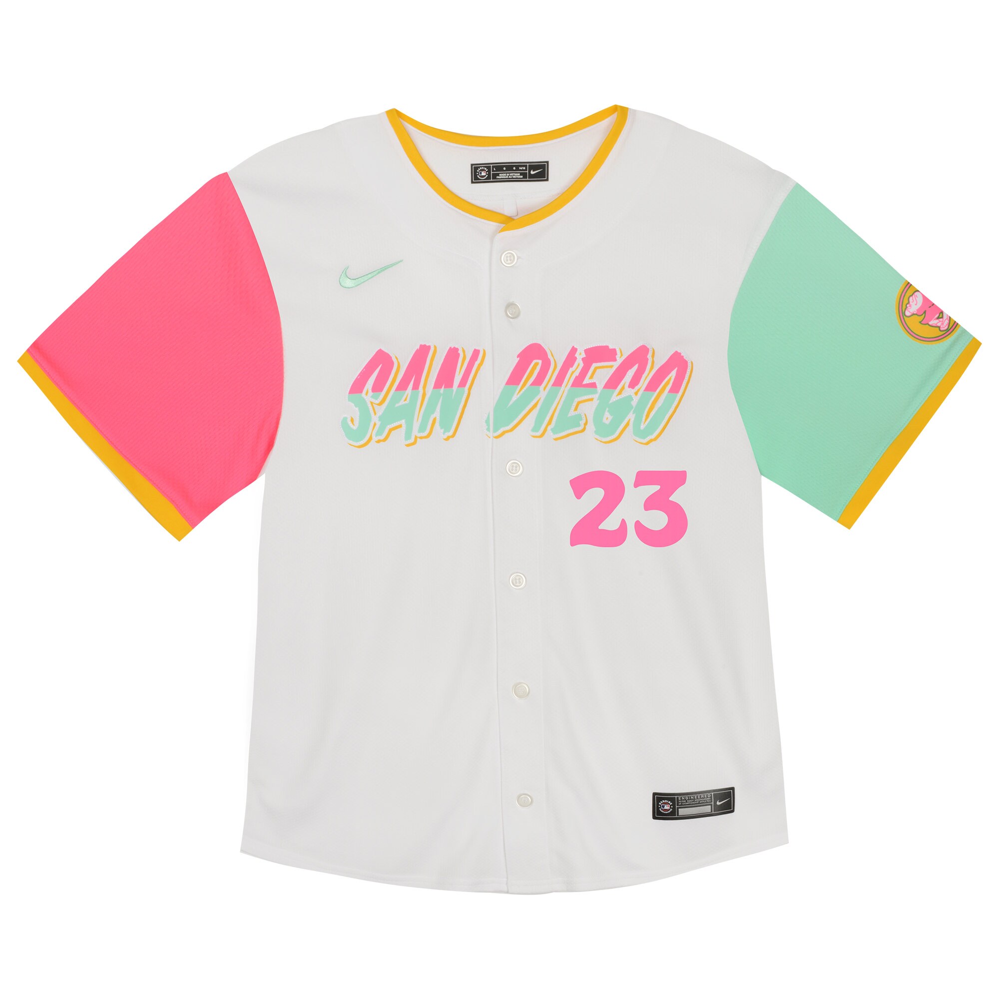 toddler san diego padres fernando tatis jr. nike white city connect limited player jersey Collection - San Diego Padres Proshop Jerseys & Caps