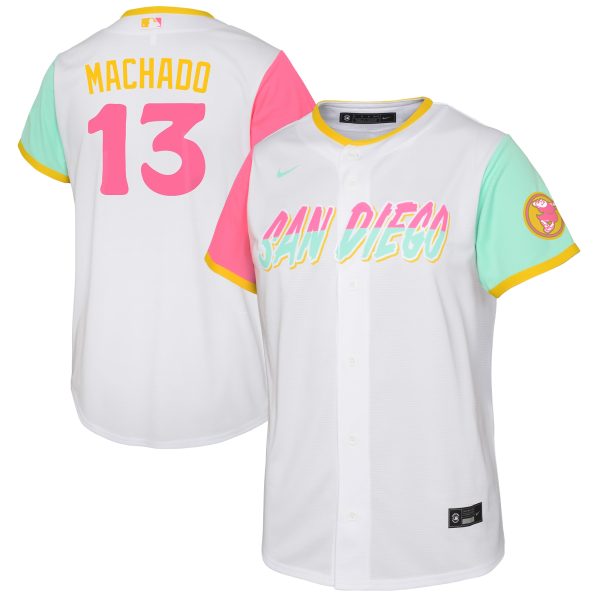 toddler san diego padres manny machado nike white city connect replica player jersey Collection - San Diego Padres Proshop Jerseys & Caps