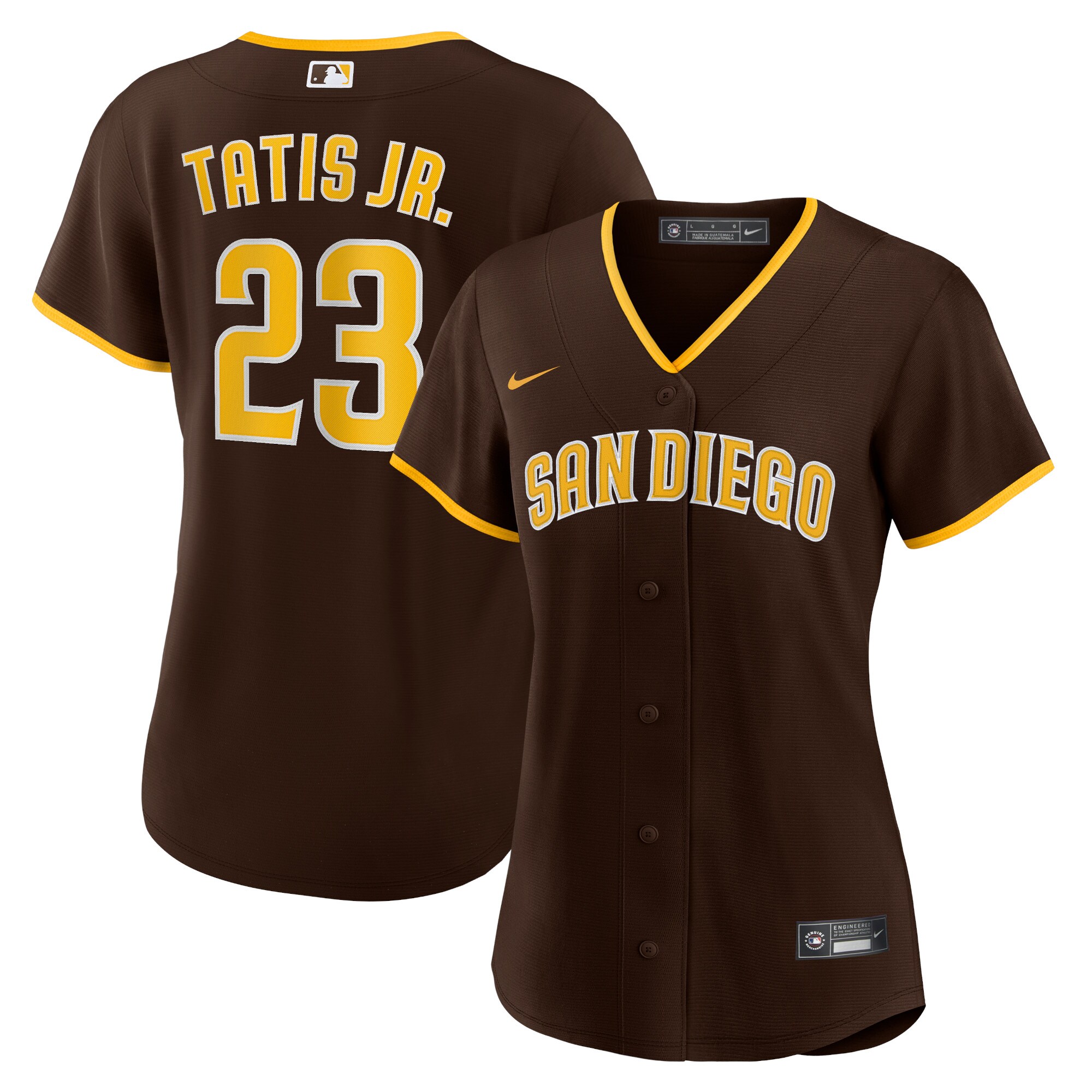 womens san diego padres fernando tatís jr. nike brown road replica player jersey Collection - San Diego Padres Proshop Jerseys & Caps