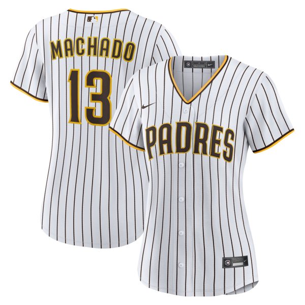 womens san diego padres manny machado nike whitebrown home replica player jersey Collection - San Diego Padres Proshop Jerseys & Caps