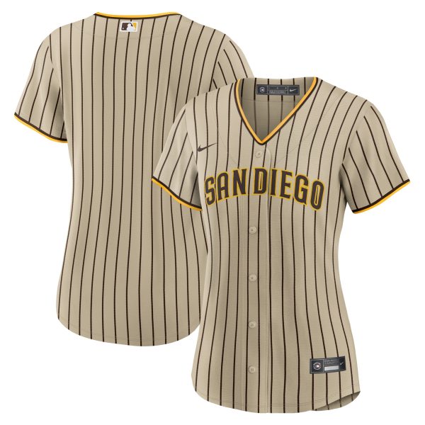 womens san diego padres nike tan alternate replica team jersey Collection - San Diego Padres Proshop Jerseys & Caps