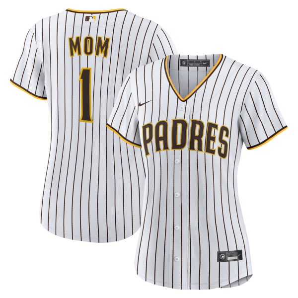 womens san diego padres nike white 1 mom home replica jersey Collection - San Diego Padres Proshop Jerseys & Caps