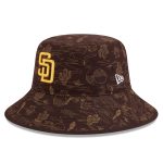 youth san diego padres new era brown 2025 spring training all over print bucket hat Collection - San Diego Padres Proshop Jerseys & Caps